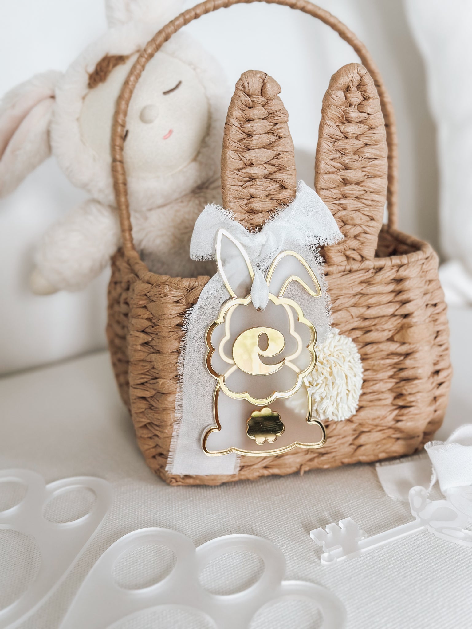 Easter: Initial Easter Basket Tag