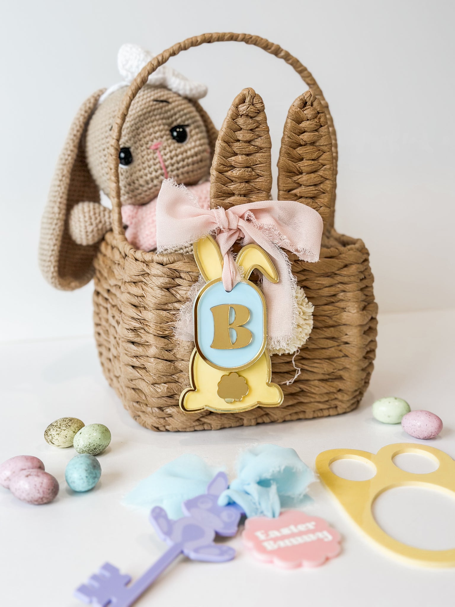 Easter: Initial Easter Basket Tag