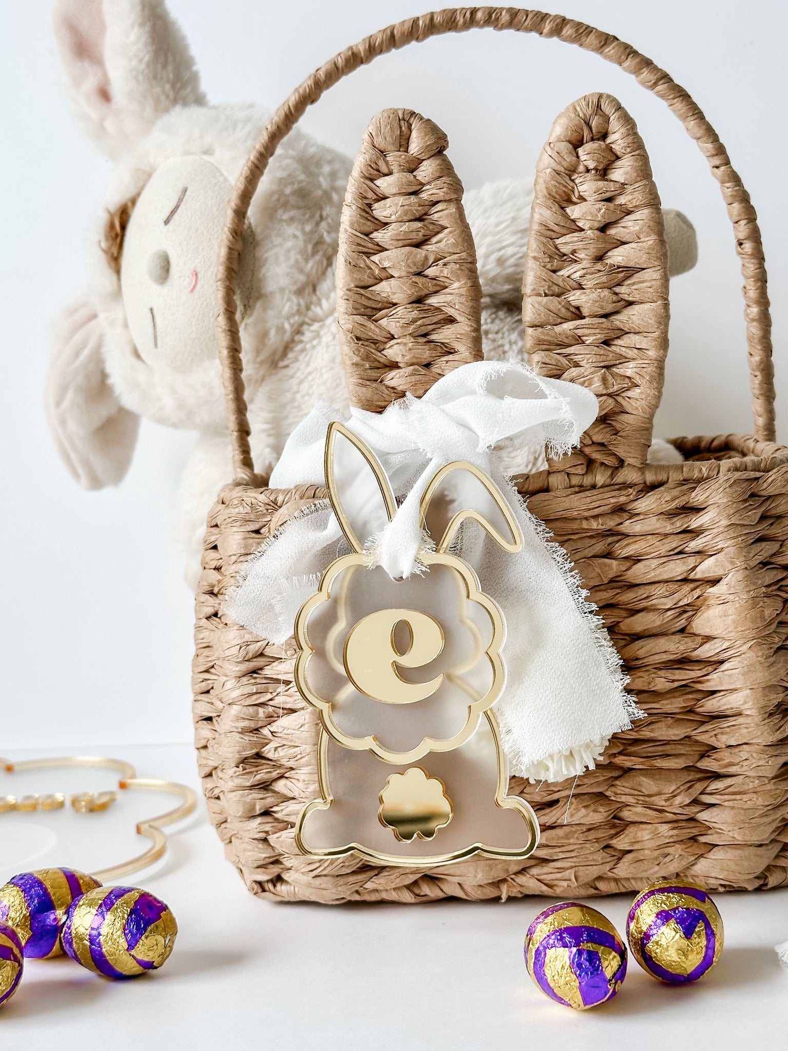 Easter: Initial Easter Basket Tag